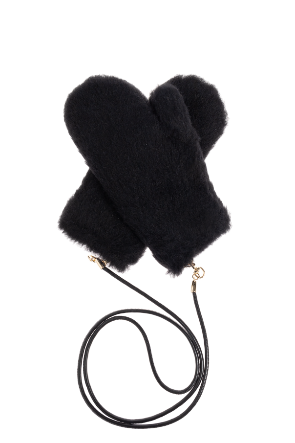 Futrzane gloves "Ombrato" od Max Mara