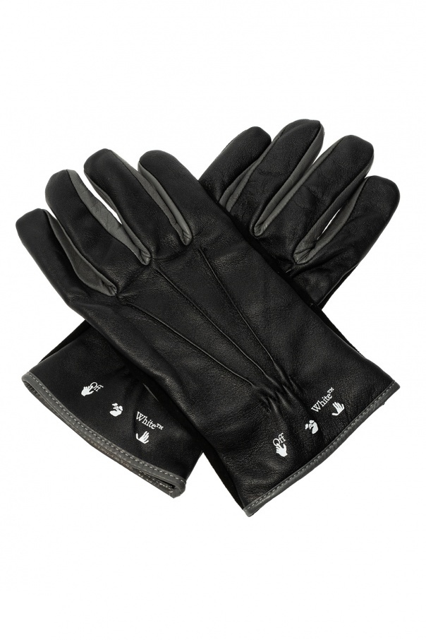 Off-White Leather gloves