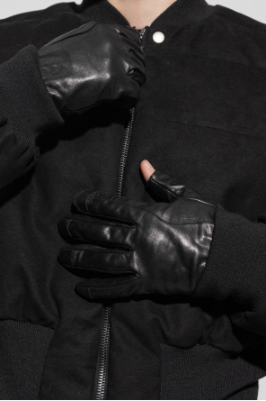 Leather gloves od Rick Owens