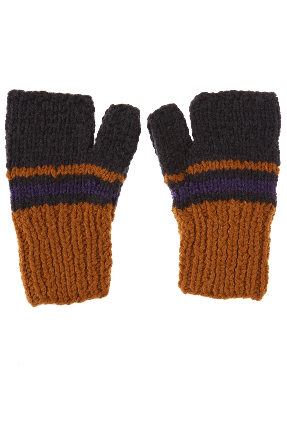 woven fingerless gloves