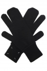 Maison Margiela BLACK Gloves with logo