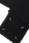 Maison Margiela BLACK Gloves with logo