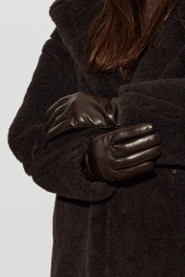 Max Mara Leather gloves