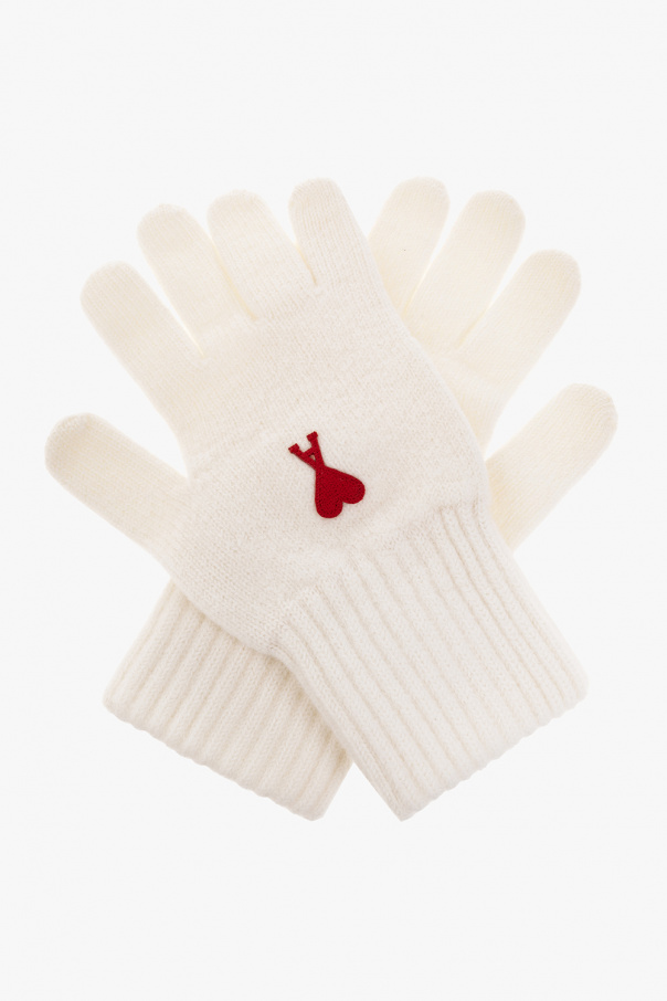 Ami Alexandre Mattiussi Gloves with logo
