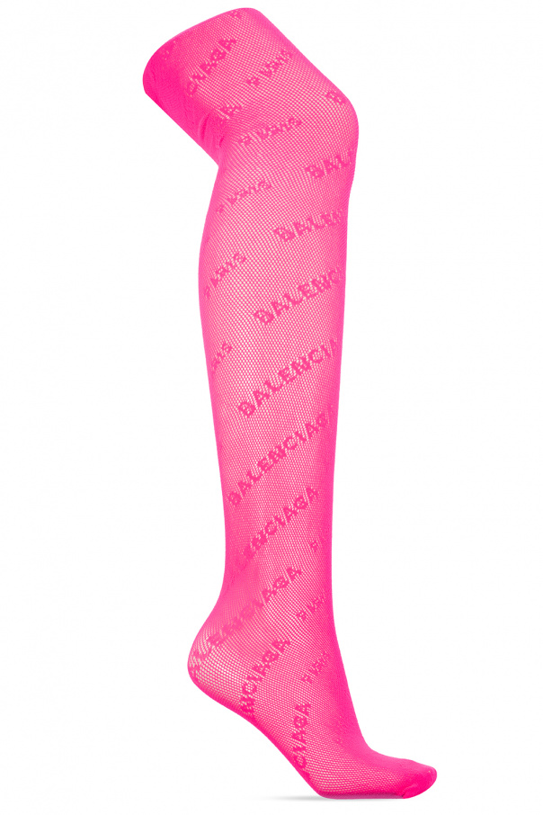 Balenciaga Pink tights with a logo from Balenciaga