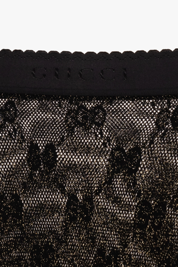 Туфли gucci 41  Black Lurex tights Gucci - GenesinlifeShops France