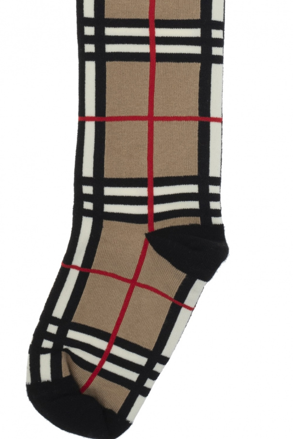 Burberry baby Kids Checked tights