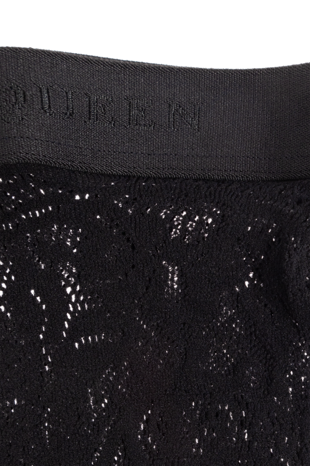 Alexander McQueen Spitzenstrümpfe