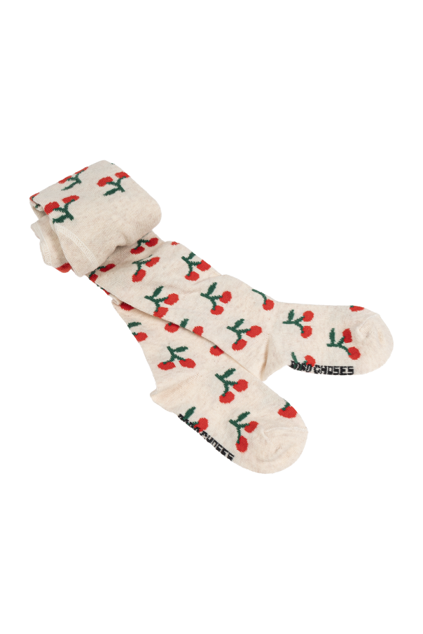 Bobo Choses Tights with cherry motif