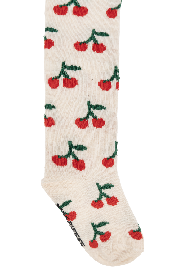 Bobo Choses Tights with cherry motif