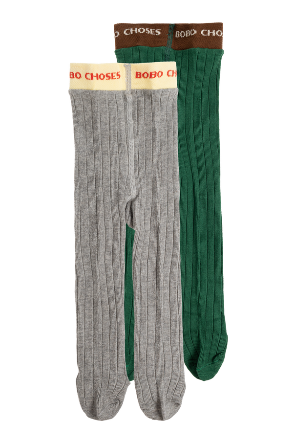 Set of 2 cotton tights od Bobo Choses