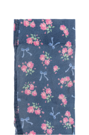 Konges Sløjd Two-pack of floral-patterned tights