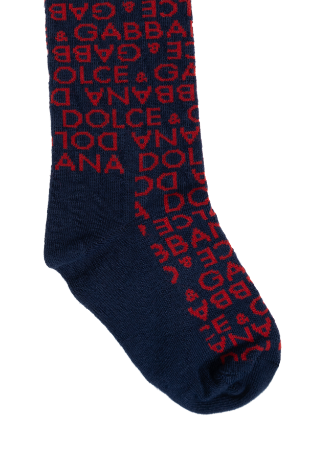 Dolce & Gabbana Kids Monogram Tights