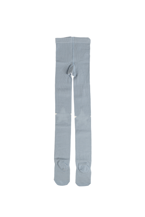 Stella McCartney Kids Cotton tights with logo