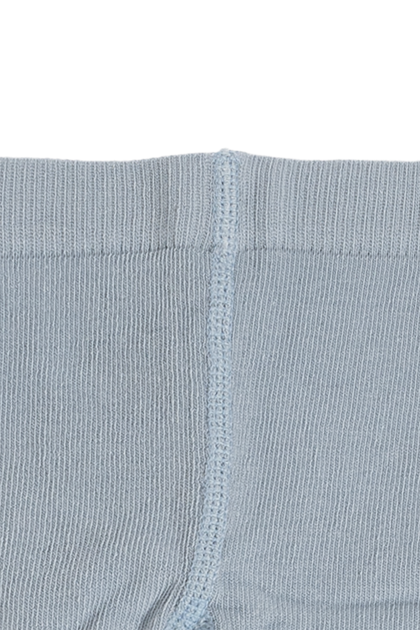 Stella McCartney Kids Cotton tights with logo