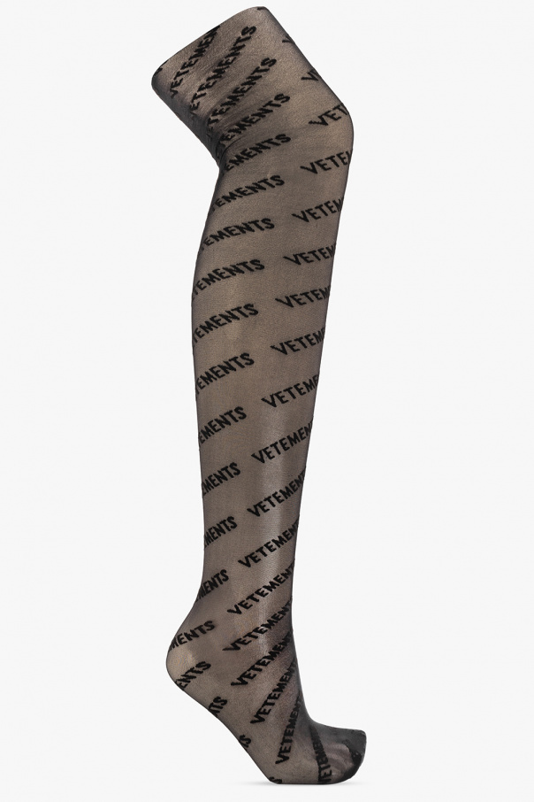 VETEMENTS Tights with logo