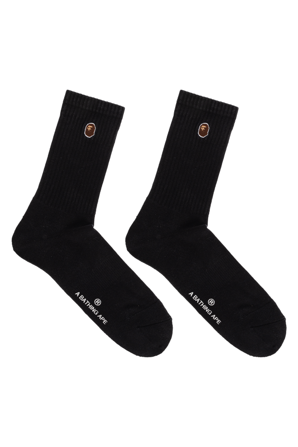 A BATHING APE® Socks with logo