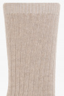 Hanro cream Ribbed socks