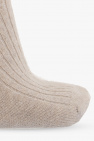 Hanro cream Ribbed socks