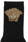 Versace Kids BLACK Socks with logo