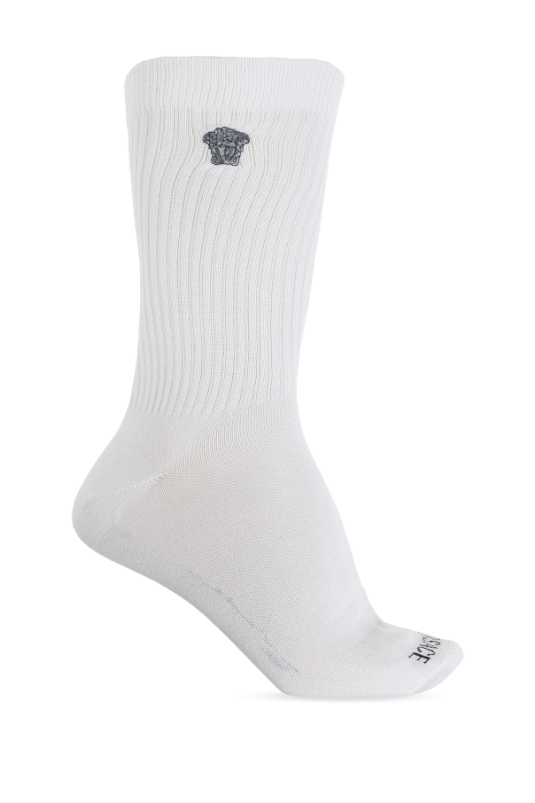 Cotton socks with logo od Versace