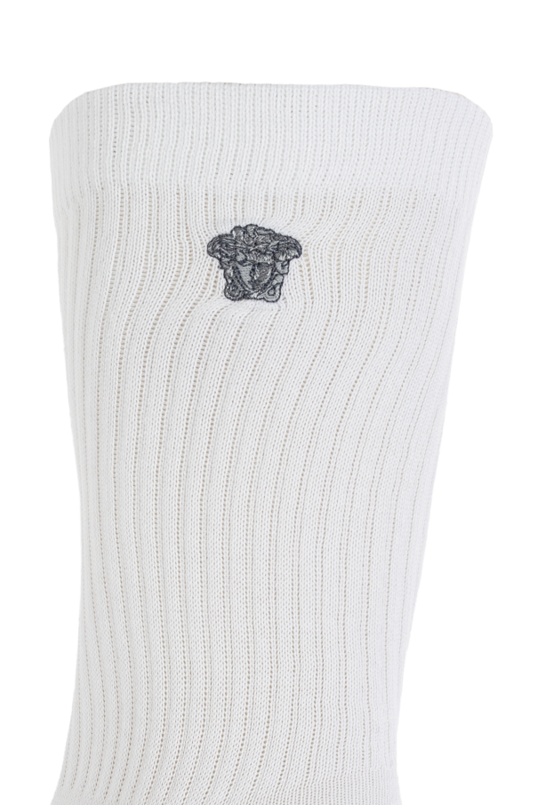 Versace Cotton socks with logo