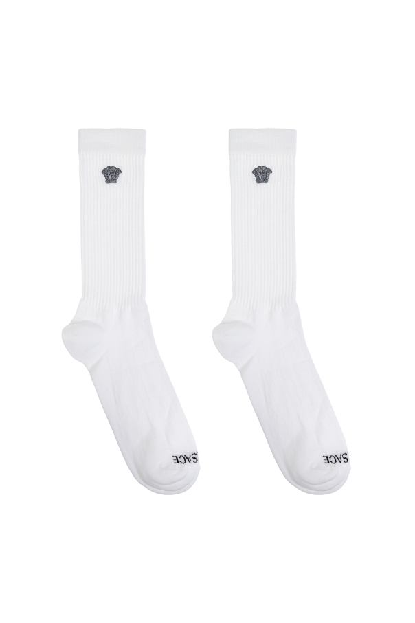 Versace Cotton socks with logo