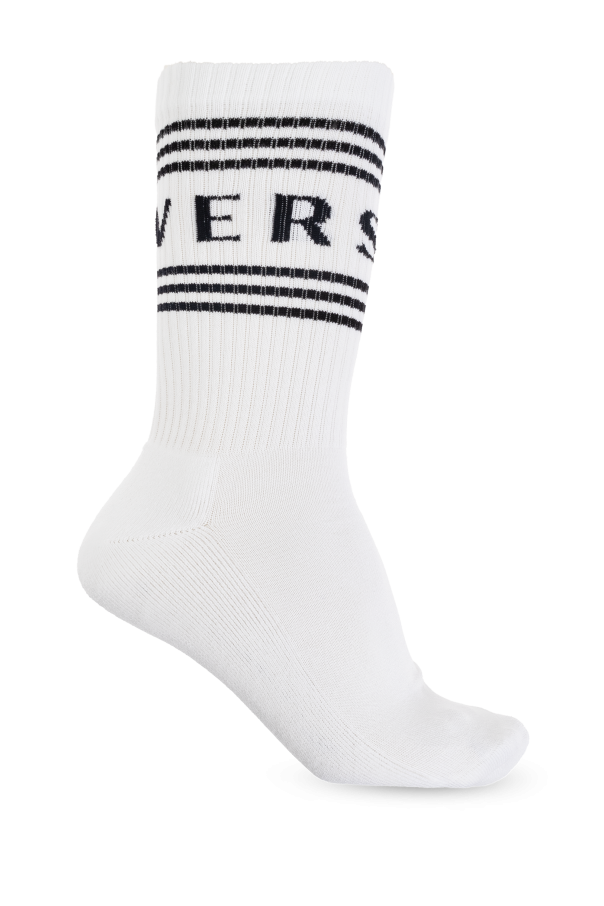 Versace Cotton socks with logo