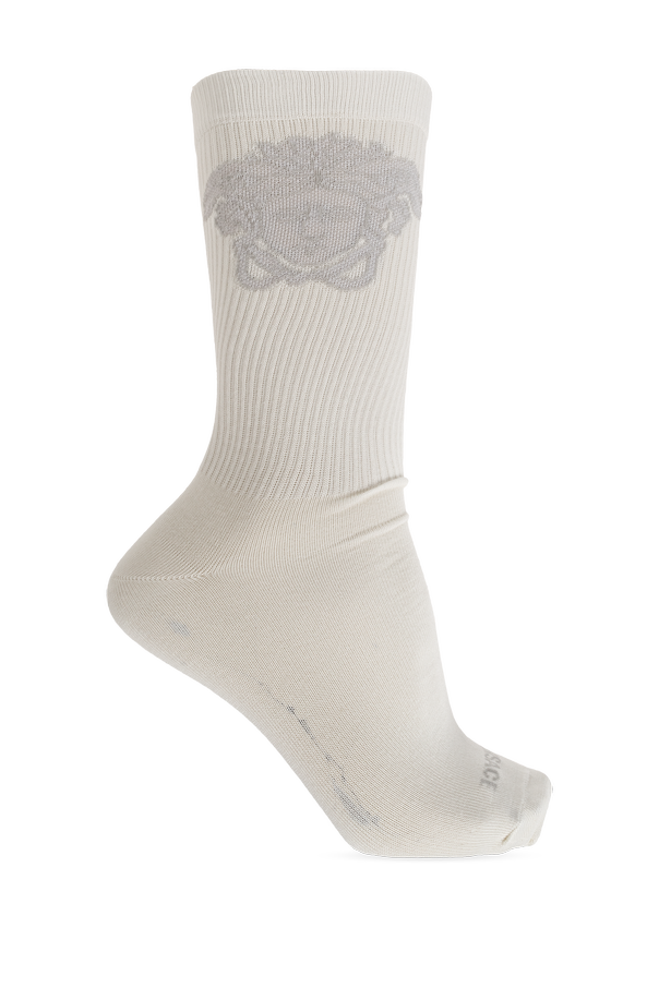 Cotton socks with print od Versace