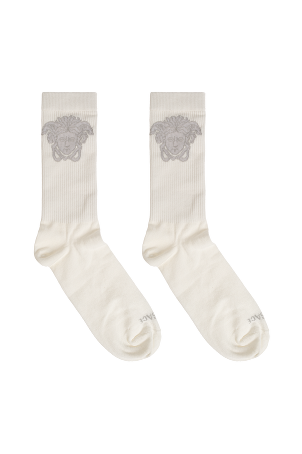 Versace Calcetines de algodón con estampado