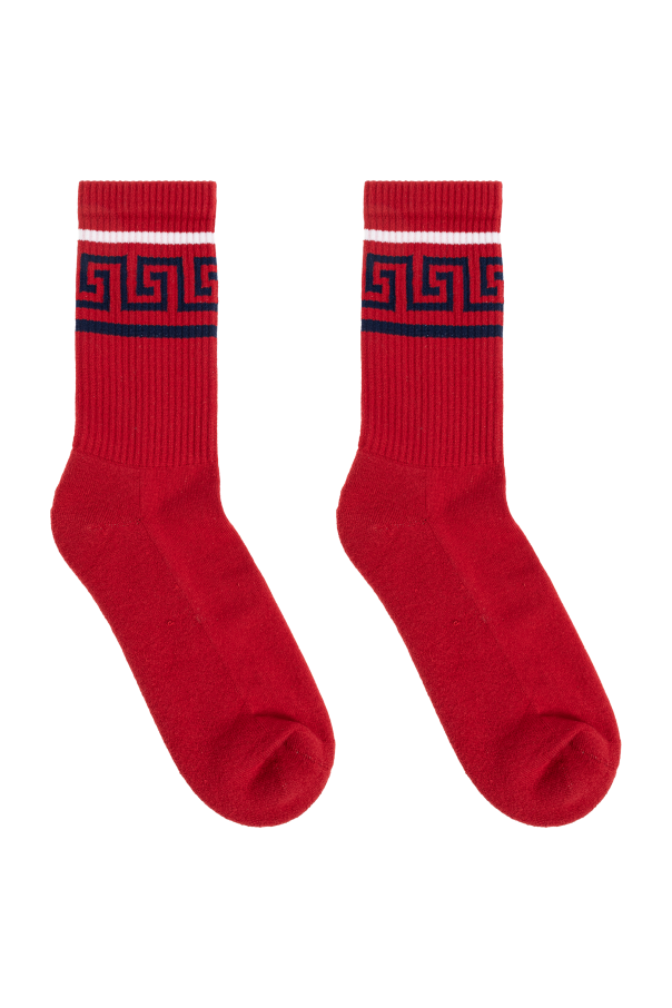 Versace Cotton socks with logo