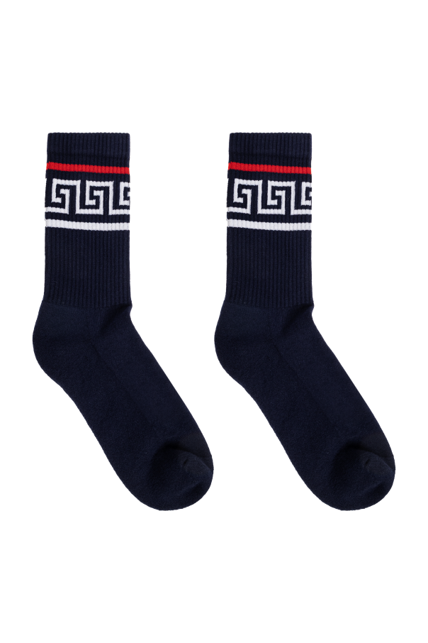 Versace Cotton socks with logo
