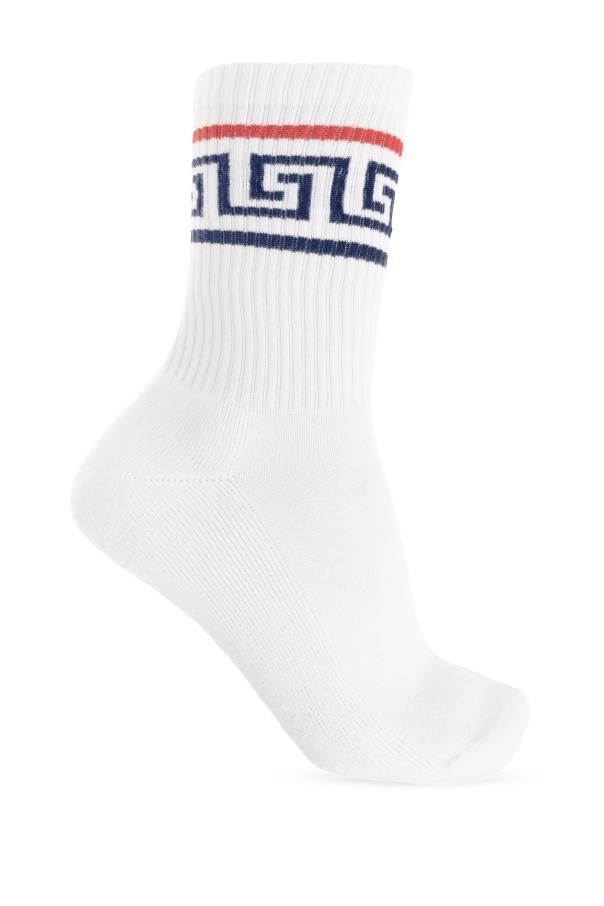 Cotton socks with logo od Versace
