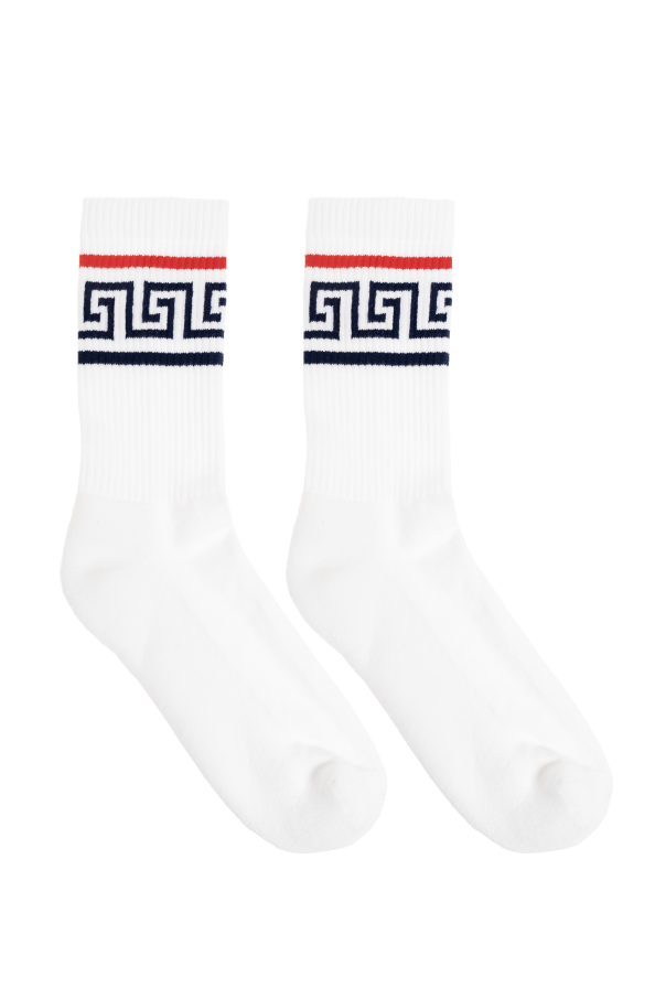 Versace Cotton socks with logo