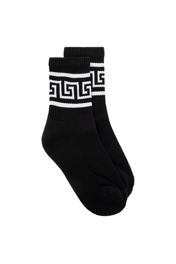 Cotton socks with ‘greca’ motif od Versace Kids