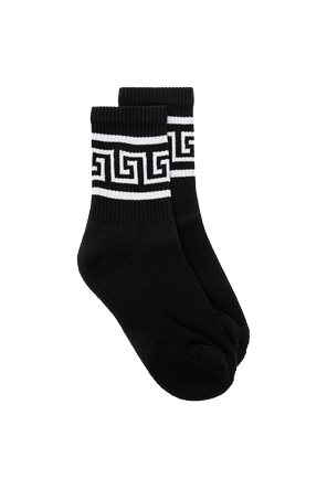 Baumwollsocken mit Greca-Muster