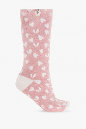 Socks with motif of hearts od UGG