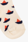 Bobo Choses cream Socks with logo