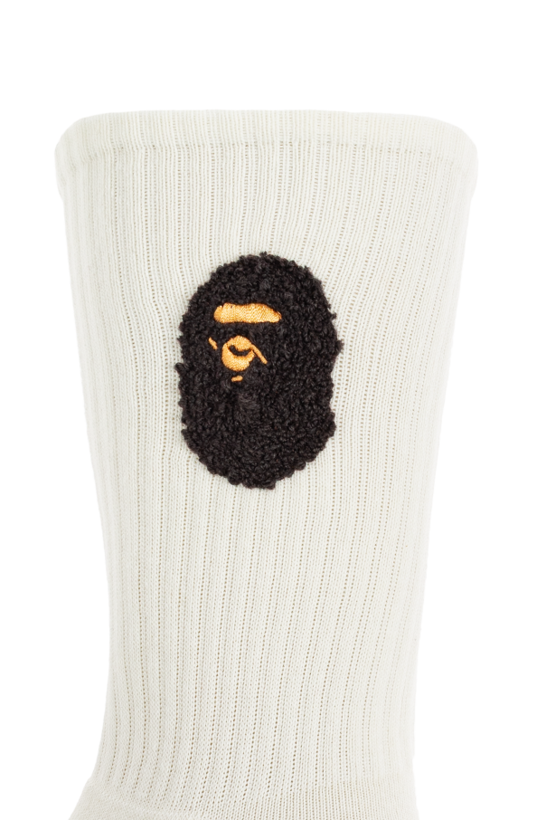 A BATHING APE® Logo socks