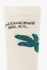Jacquemus cream Socks with logo