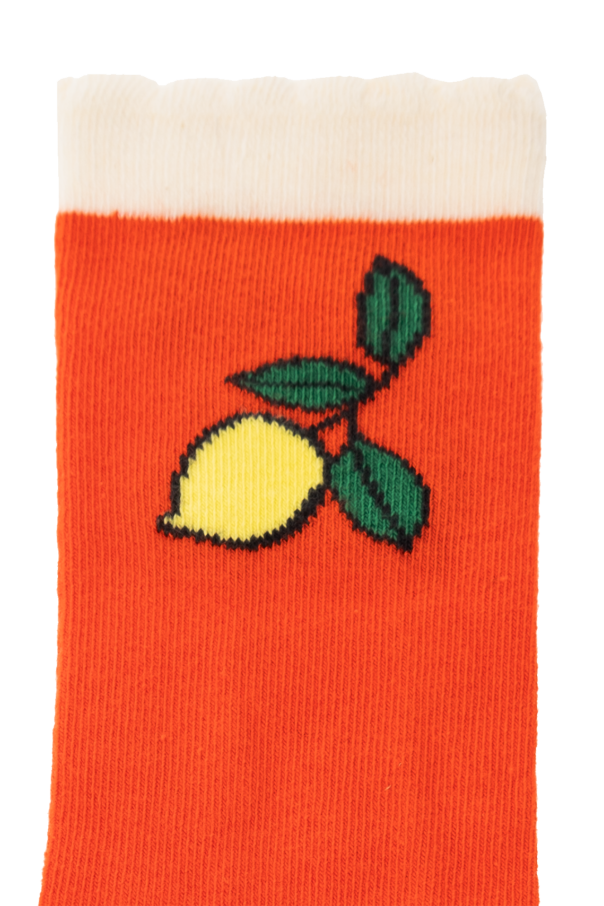 Mini Rodini Socks with lemon motif