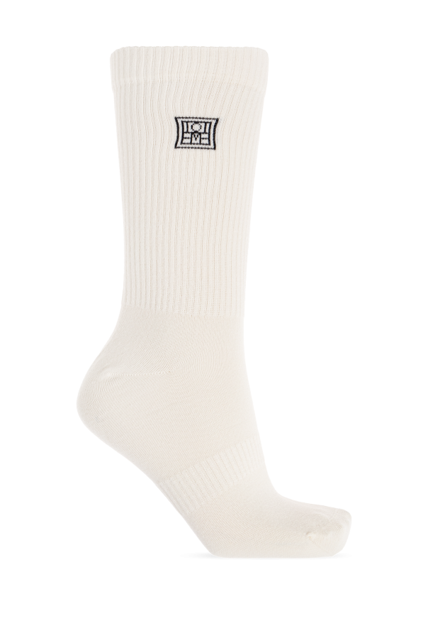 TOTEME Dúo de calcetines con logo