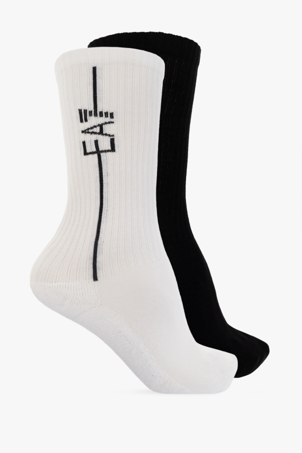EA7 Emporio Armani Branded socks 2-pack
