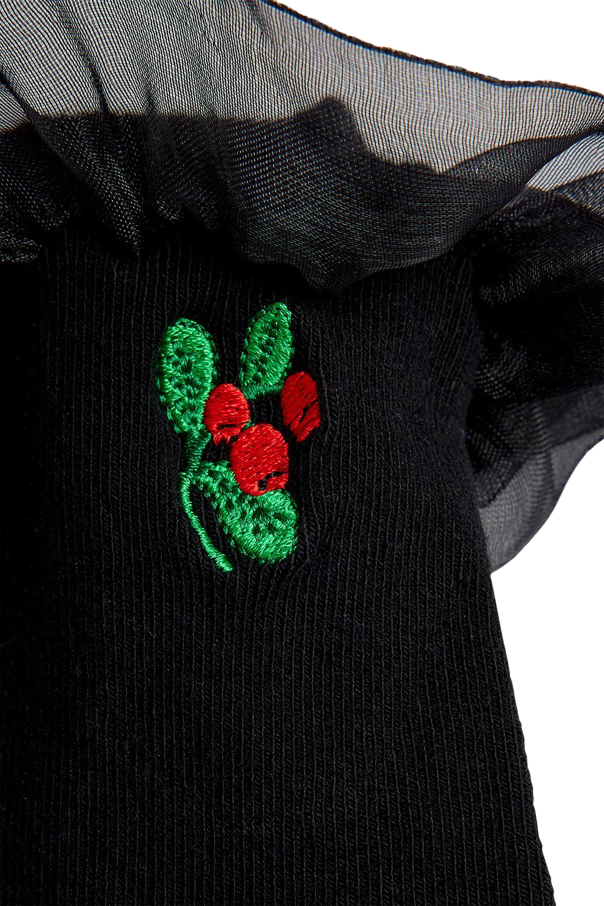 Mini Rodini Socken mit Tüll-Volant