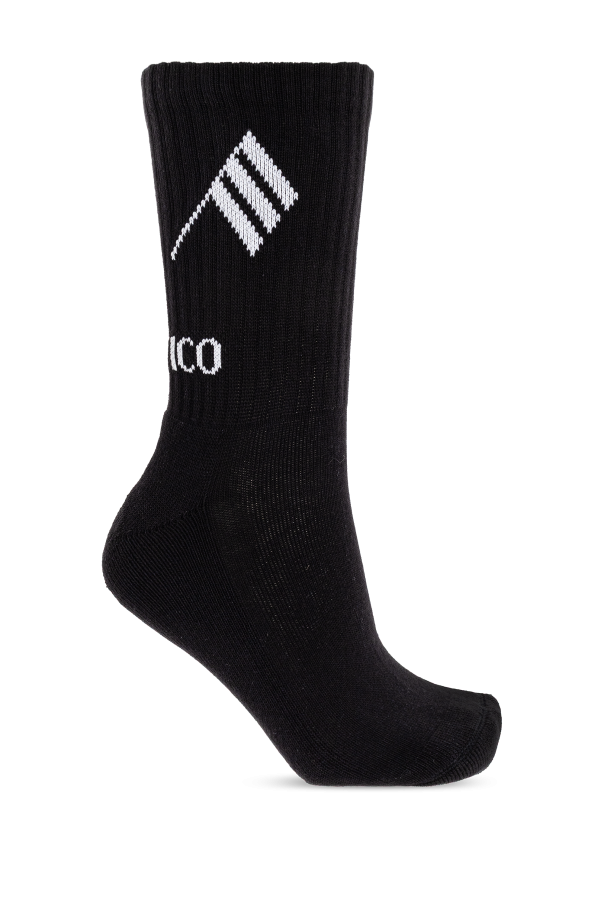 Cotton socks with logo od The Attico