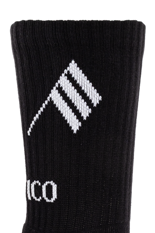 The Attico Cotton socks with logo