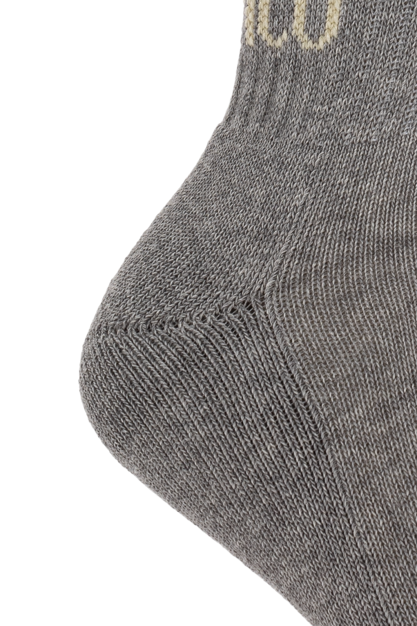 The Attico Cotton socks with logo