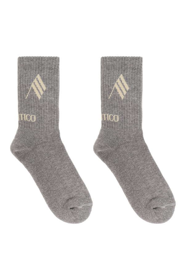 The Attico Cotton socks with logo