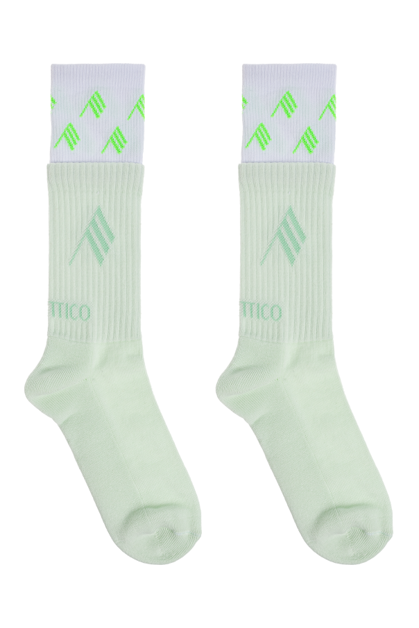 The Attico Cotton socks with logo