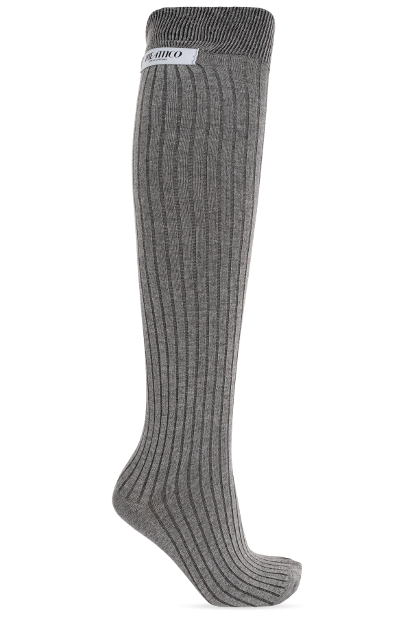 Long socks with logo od The Attico